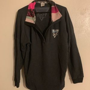 Vs pink tunic sweatshirt